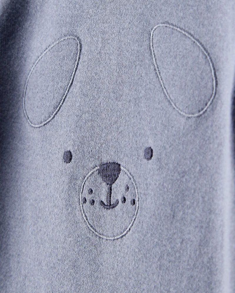 Baby Boy 5-Pack Dog Print Multipack Bodysuits - Blue/White/Navy/Brown