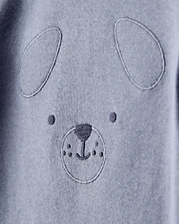 Baby Boy 5-Pack Dog Print Multipack Bodysuits - Blue/White/Navy/Brown