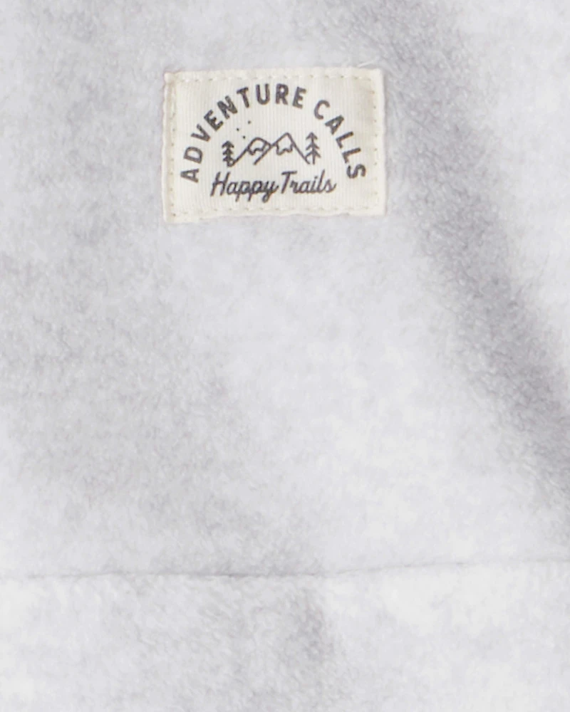 Toddler 2-Piece Recycled Microfleece Set - Grey