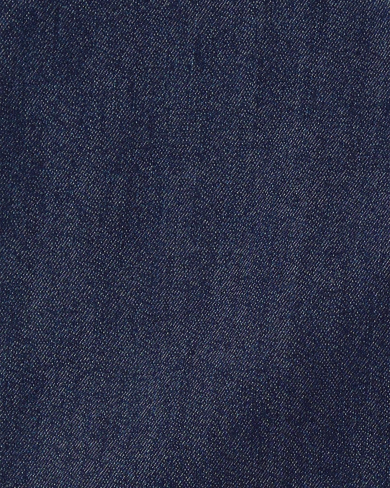 Kid Dark Blue Wash Skinny-Leg Jeans