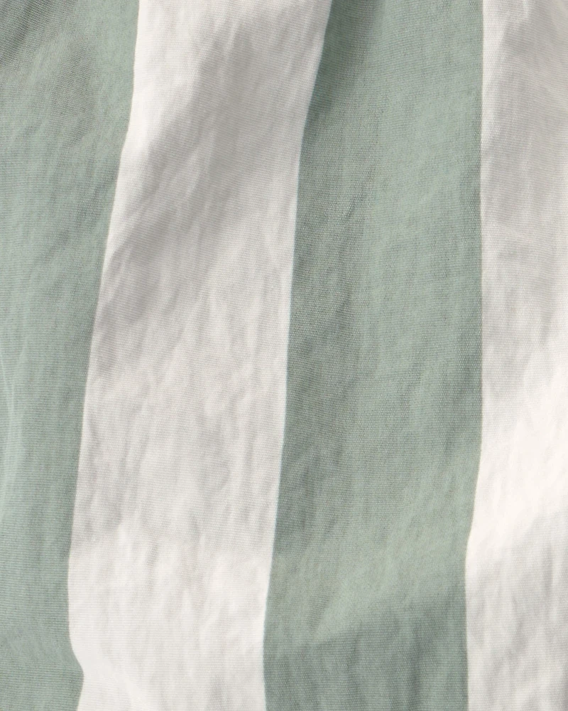 Baby Boy Recycled Swim Trunks in Stripes