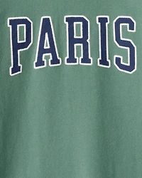 Kid Paris Long-Sleeve Cotton Dress - Green