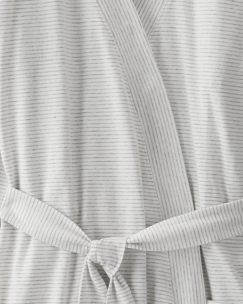 Adult Organic Cotton Jersey Robe