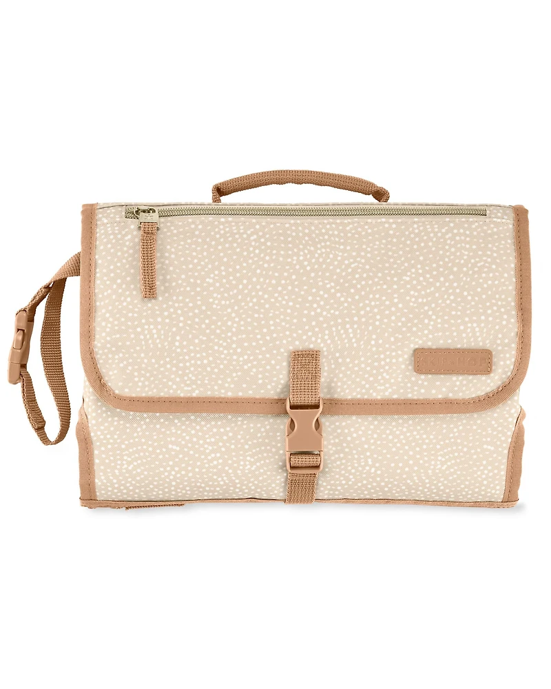 Pronto Signature Changing Station - Beige Swirl Dot