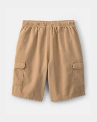 Boys Cargo Shorts - Brown