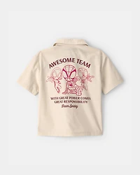 Toddler Boy 2-Piece ©Marvel Spider-Man Top & Short Set - Cream