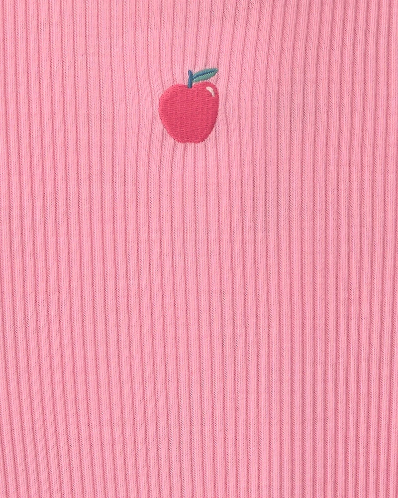 Girls 2-Pack Apple Night Gowns - Pink