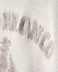 Boys Western Rodeo Short-Sleeve Graphic Tee - Ivory