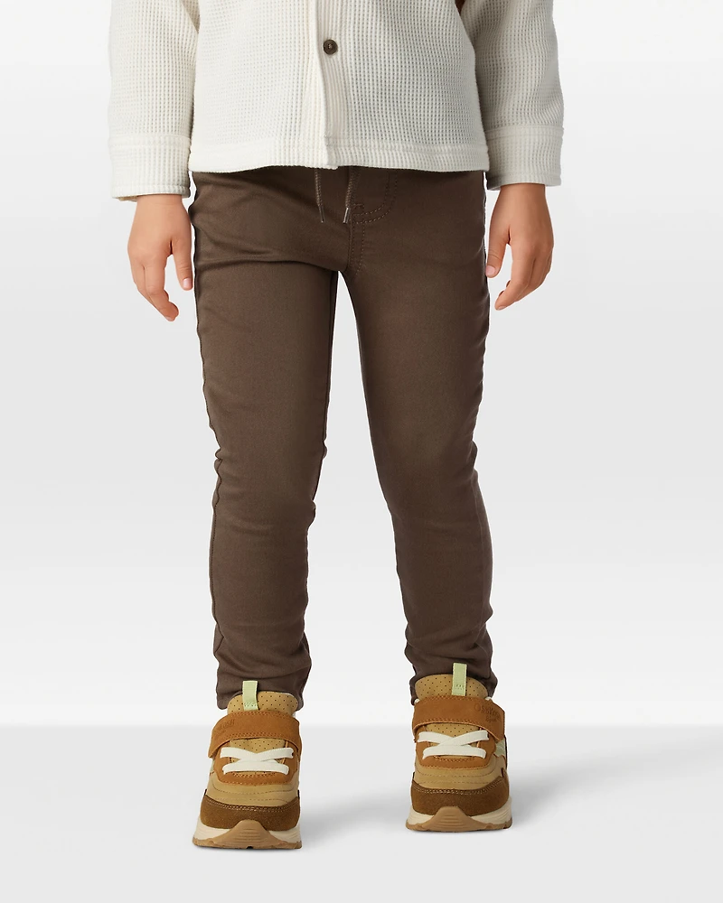 Toddler Boy Pull-On Slim Fit Pants