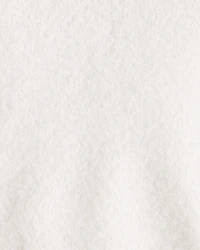Baby Girl Brushed Sweater - White