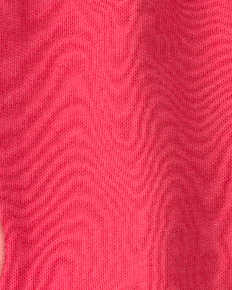 Toddler Boy Crab French Terry Shorts - Coral