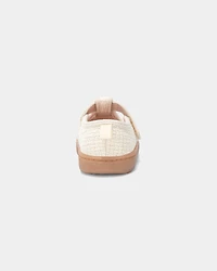 Baby Girl Every Step® First Walker Floral Casual Shoes - Cream
