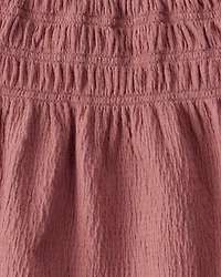 Baby Girl 2-Piece Organic Cotton Crinkled Knit Set