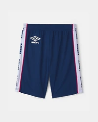 Kids Umbro USA Mesh Soccer Shorts - Navy Blue/White