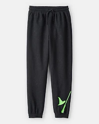 Girls Wicked Elphaba Sparkle Joggers - Black