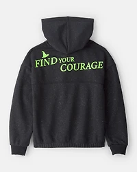 Girls Wicked Elphaba Sparkle Hoodie - Black