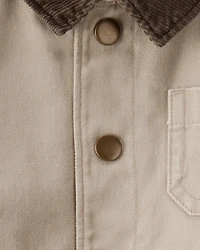 Baby Organic Cotton Twill Barn Jacket