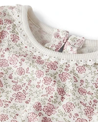 Girls 2-Pack Organic Cotton Ribbed Tees