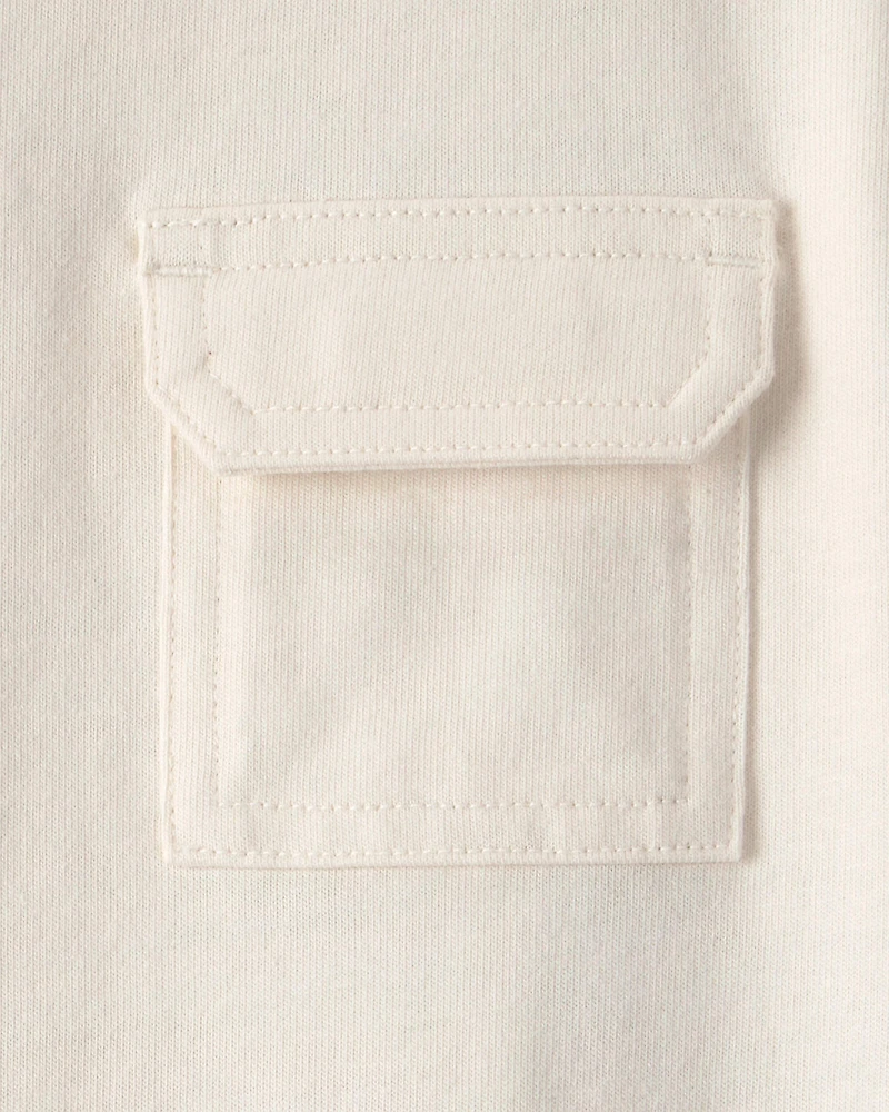 Toddler Boy Colorblock Long-Sleeve Tee - Tan