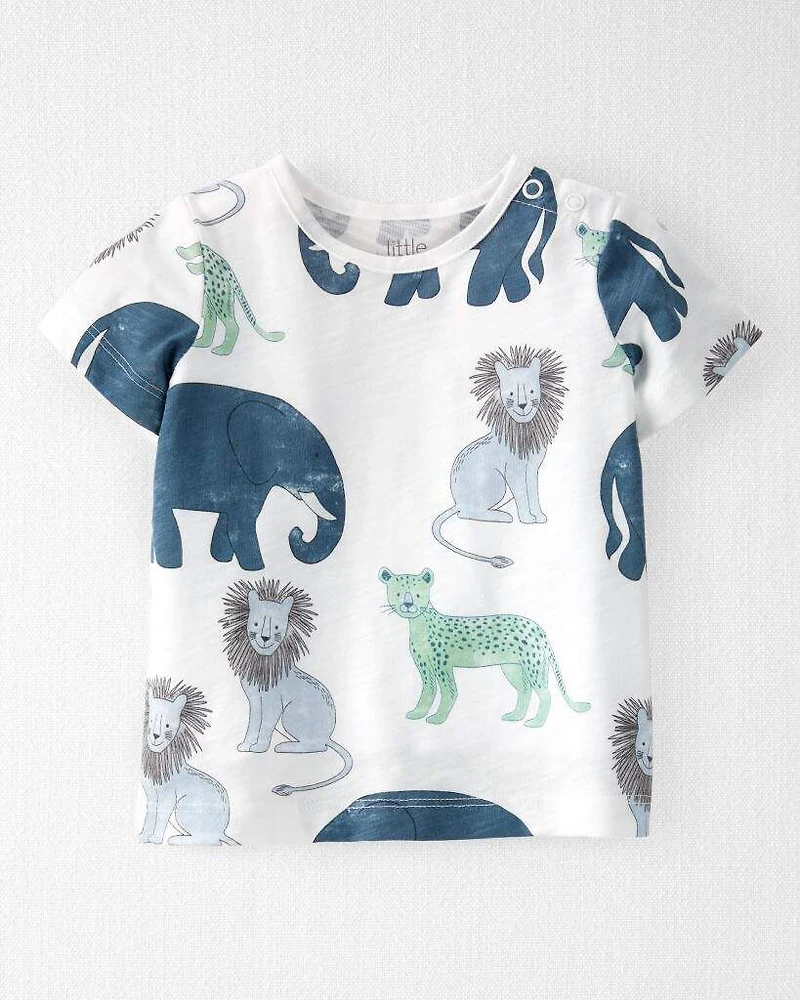 Baby 2-Piece Organic Cotton Shortall Set