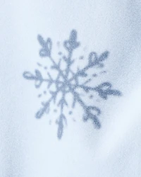 Toddler Girl Snowflake Cozy Jogger Pant- Blue