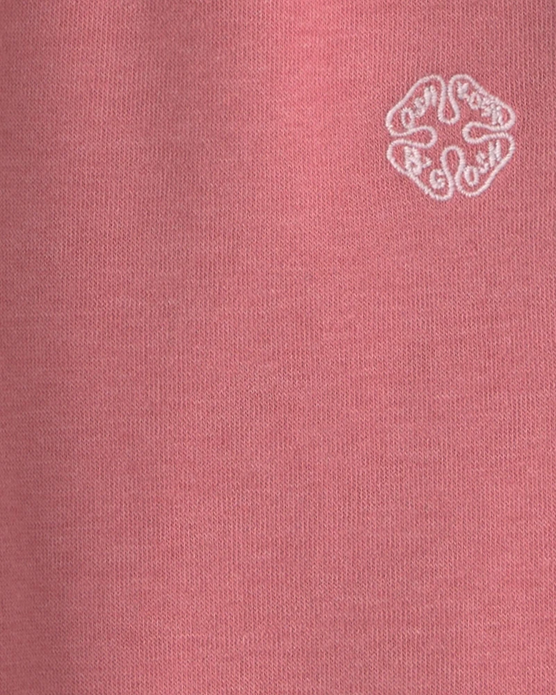 Baby Girl OshKosh Logo Fleece Drawstring Pants - Pink