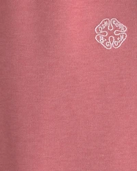 Baby Girl OshKosh Logo Fleece Drawstring Pants - Pink