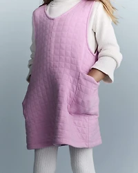 Toddler Girl Otter Pocket Jumper - Lilac