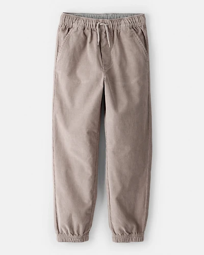 Boys Corduroy Joggers - Grey