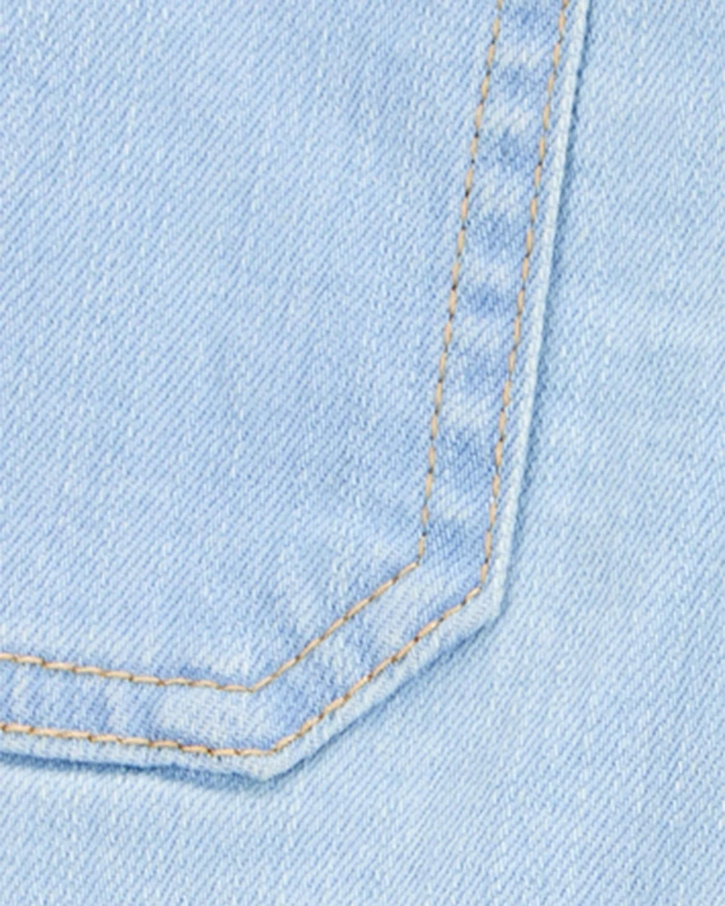 Kid Iconic Denim Shorts - Blue