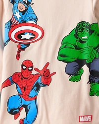 Boys 3-Pack ©Marvel Print Long-Sleeve Top - Pink/Red