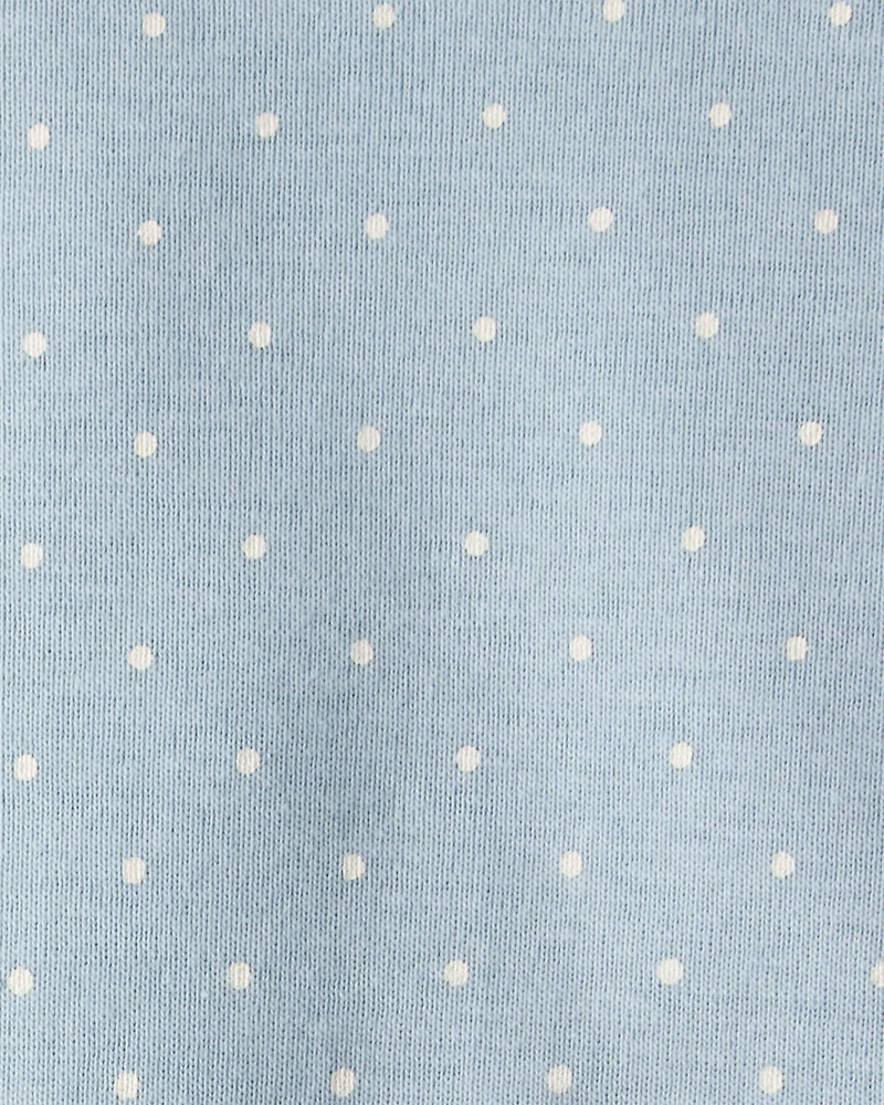 Baby 3-Piece Floral Quilted Little Jacket Set - Ivory/Blue