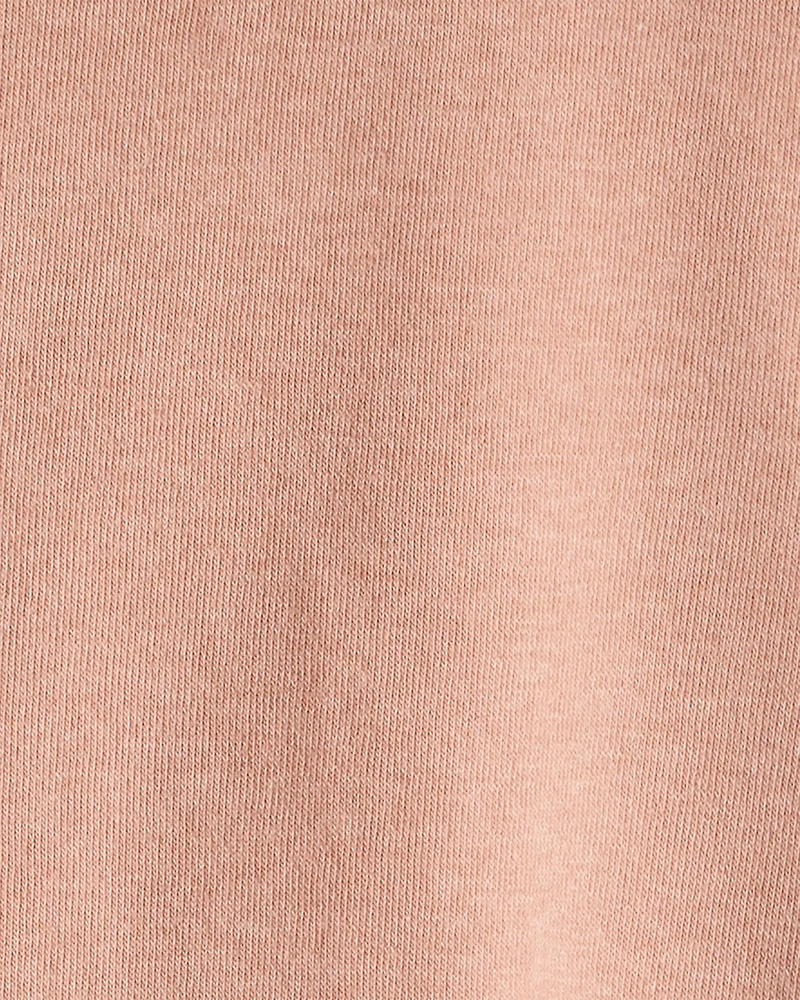 Girls DayDream Fleece Long-Sleeve Hooded Zip-Up Jacket - Brown