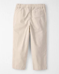 Toddler Boy Linen Pants Made with Organic Cotton
