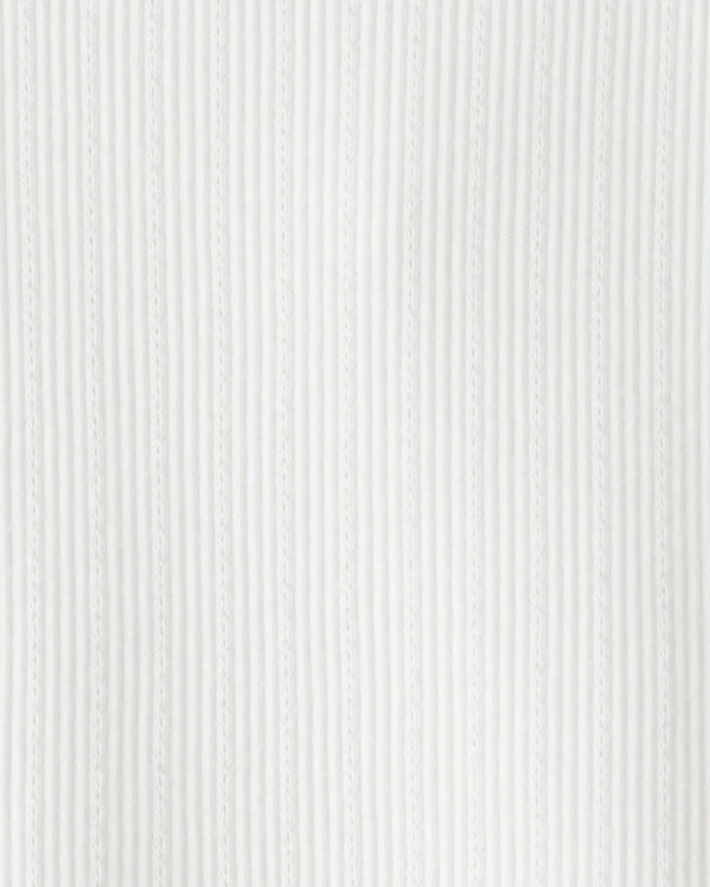 Toddler Girl Ruffle Long-Sleeve Top - White