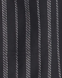 Boys Striped Shorts - Black