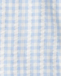 Toddler Boy Seersucker Button-Front Shirt Made with Organic Cotton