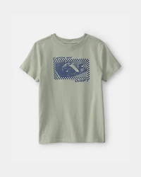 Boys 'Catch My Drift' Race Car Graphic Tee - Green