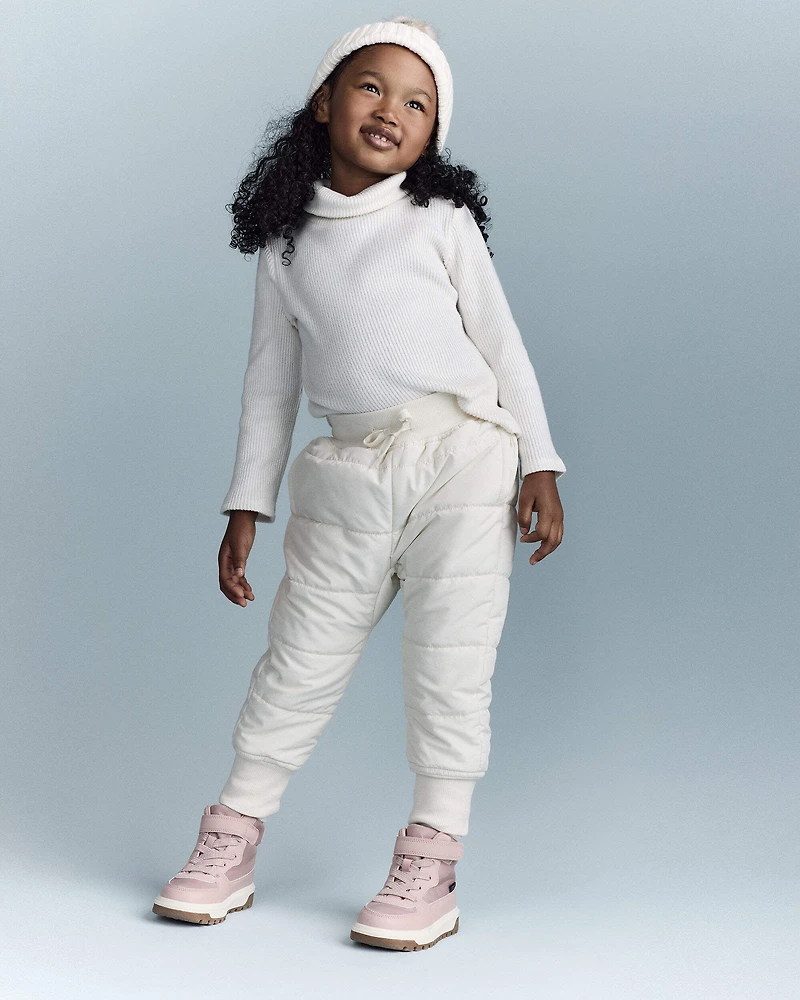 Toddler Ski Jogger Pant - Cream