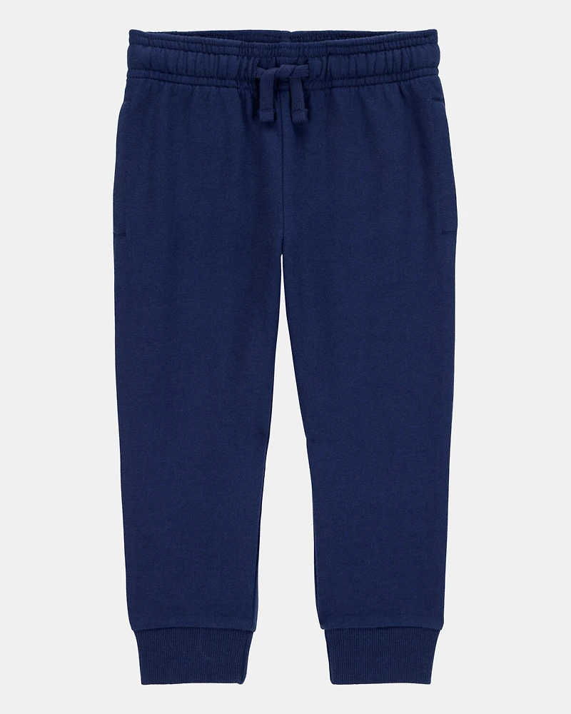 Toddler Boy Pull-On Drawstring Joggers - Blue