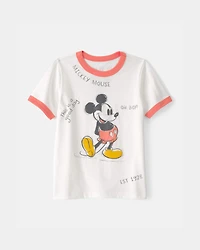 Toddler Disney© Mickey Mouse Graphic Tee - White