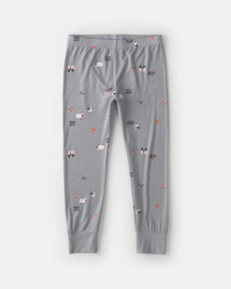 Toddler 2-Piece Halloween PurelySoft™ Snug Fit Pajama Set - Grey