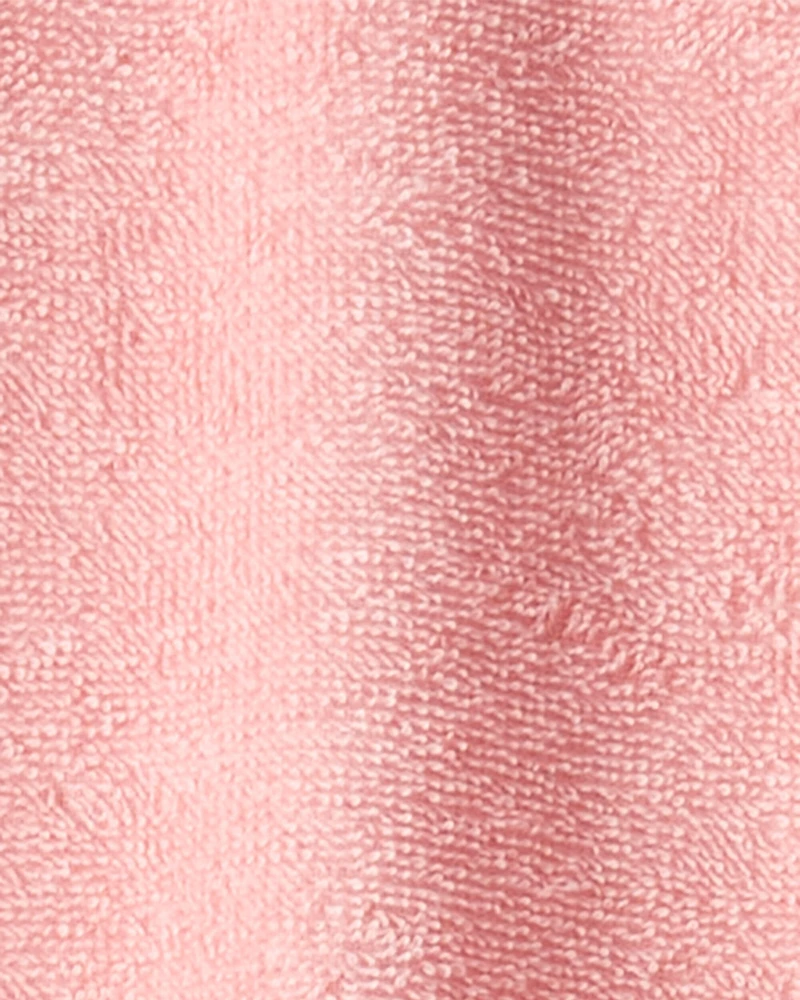 Toddler Organic Terry Cotton Strawberry Towel