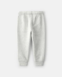 Toddler Boy Fleece Joggers - Grey