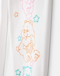 Girls Care Bears Active Pants - White