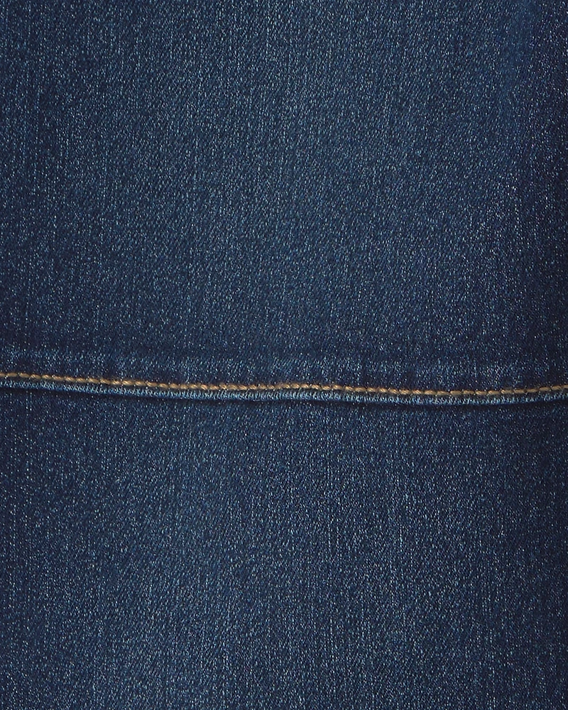 Boys Denim Relaxed Joggers - Dark Wash