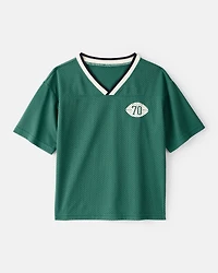 Boys Short-Sleeve Mesh Jersey - Green