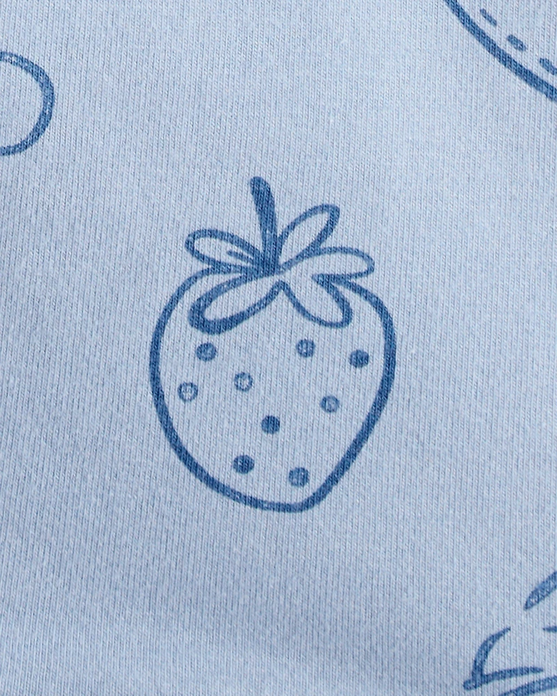 Toddler Girl Bow Icon Pull-On Stretch Leggings - Blue