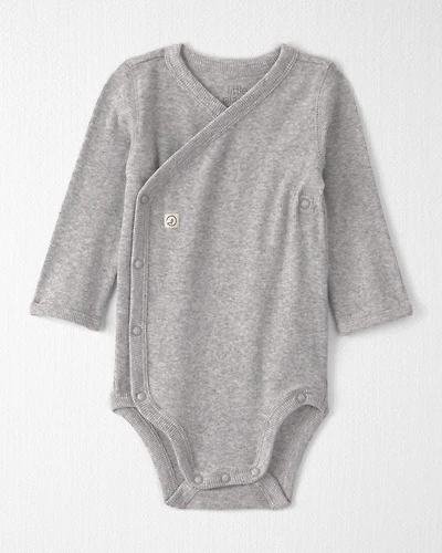 Baby Girl Organic Cotton Rib Bodysuit