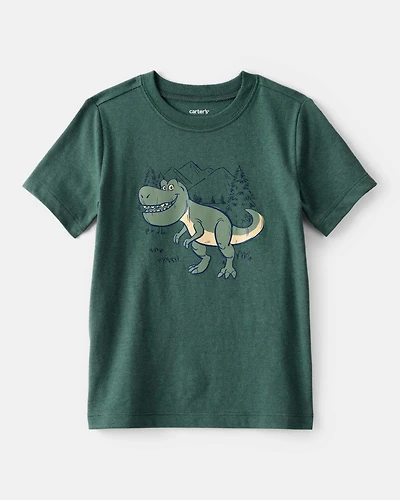 Toddler Dinosaur Short-Sleeve Graphic Tee - Green
